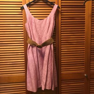 Pink shift dress